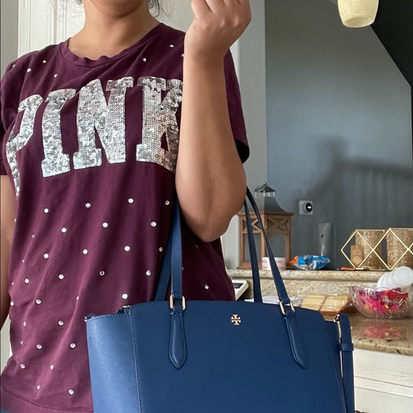 New💙 Tory Burch Emerson medium satchel/ crossbody - Picture 6 of 9